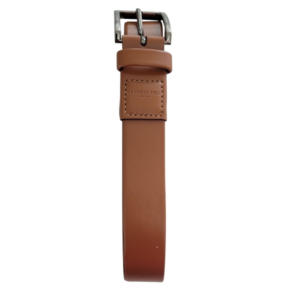 Kenneth Cole Men's Brown Leather Belt - Picture 1 of 7